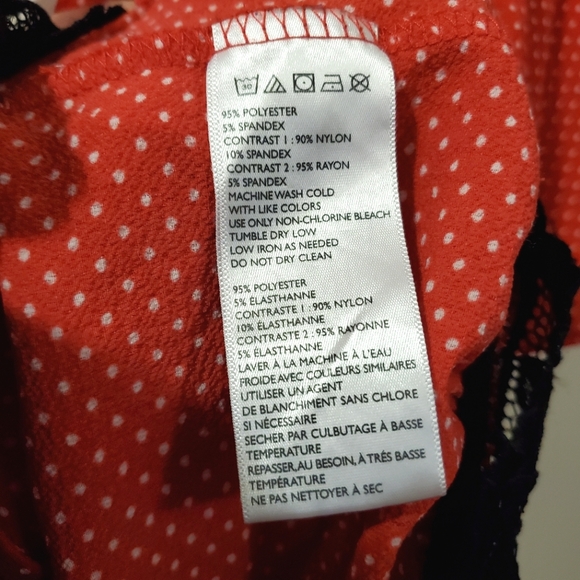 Free People - Uptown Girl Polka Dot and Lace Bodysuit - Size XS - Picture 9 of 10